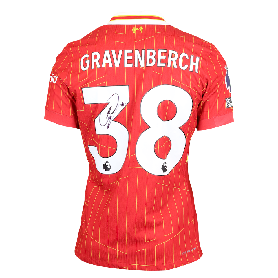 Ryan Gravenberch Liverpool shirt