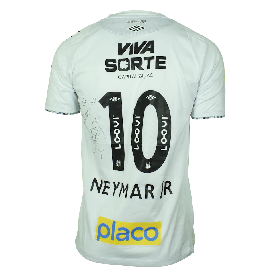 来自Santos的Neymar da Silva Santos Junior球衣