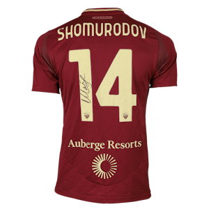 Eldor Shomurodov AS Roma shirt