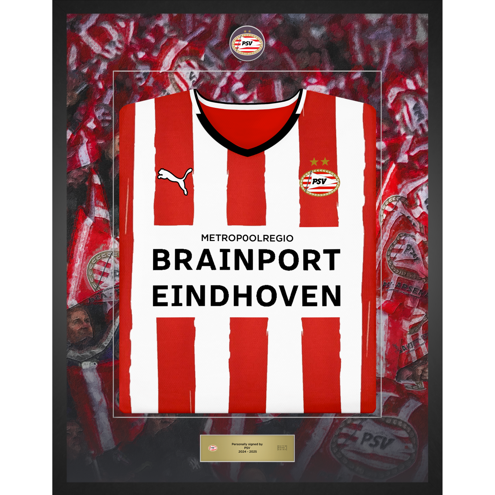 Limited Edition Framed Squad Signed Shirt