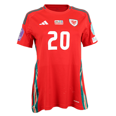 Wales W 팀의 Carrie Jones 셔츠