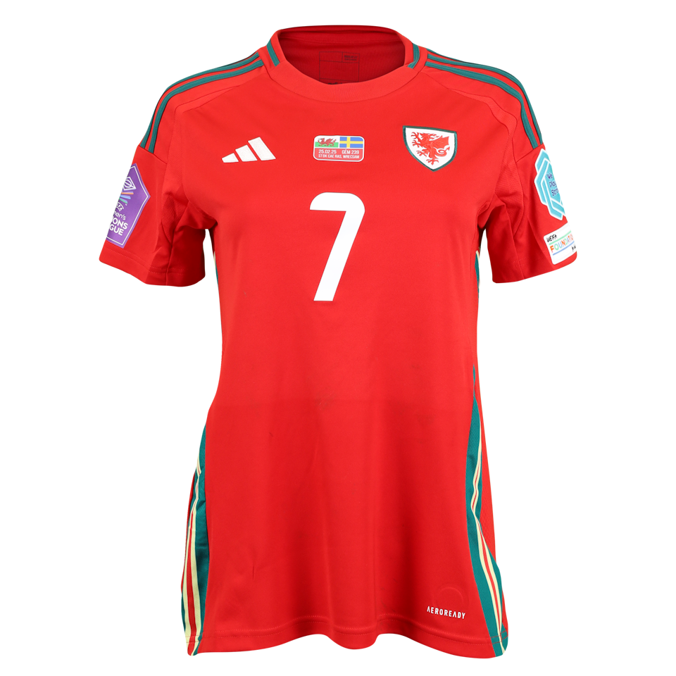 Ceri Holland Wales W shirt