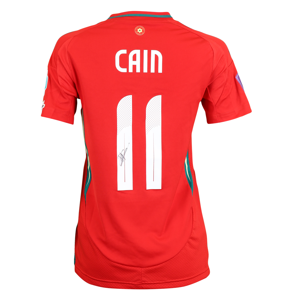 Hannah Cain Wales W jersey