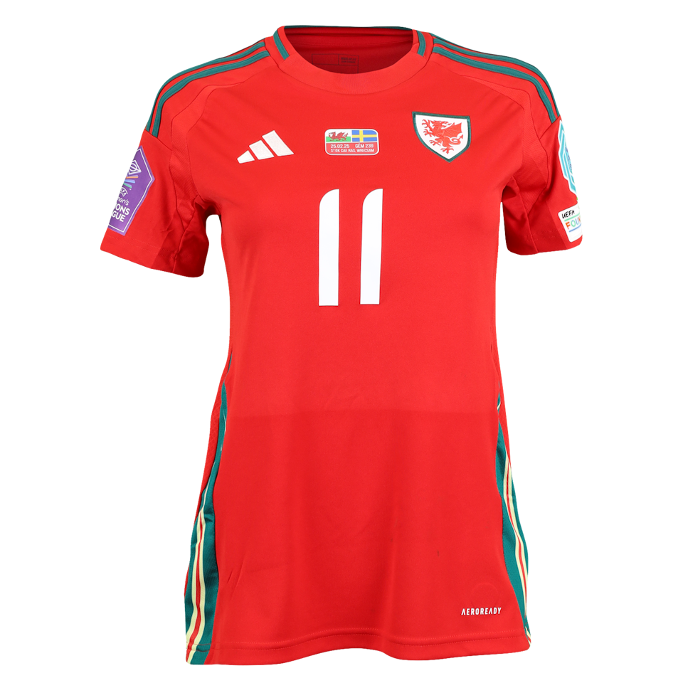 Hannah Cain Wales W jersey