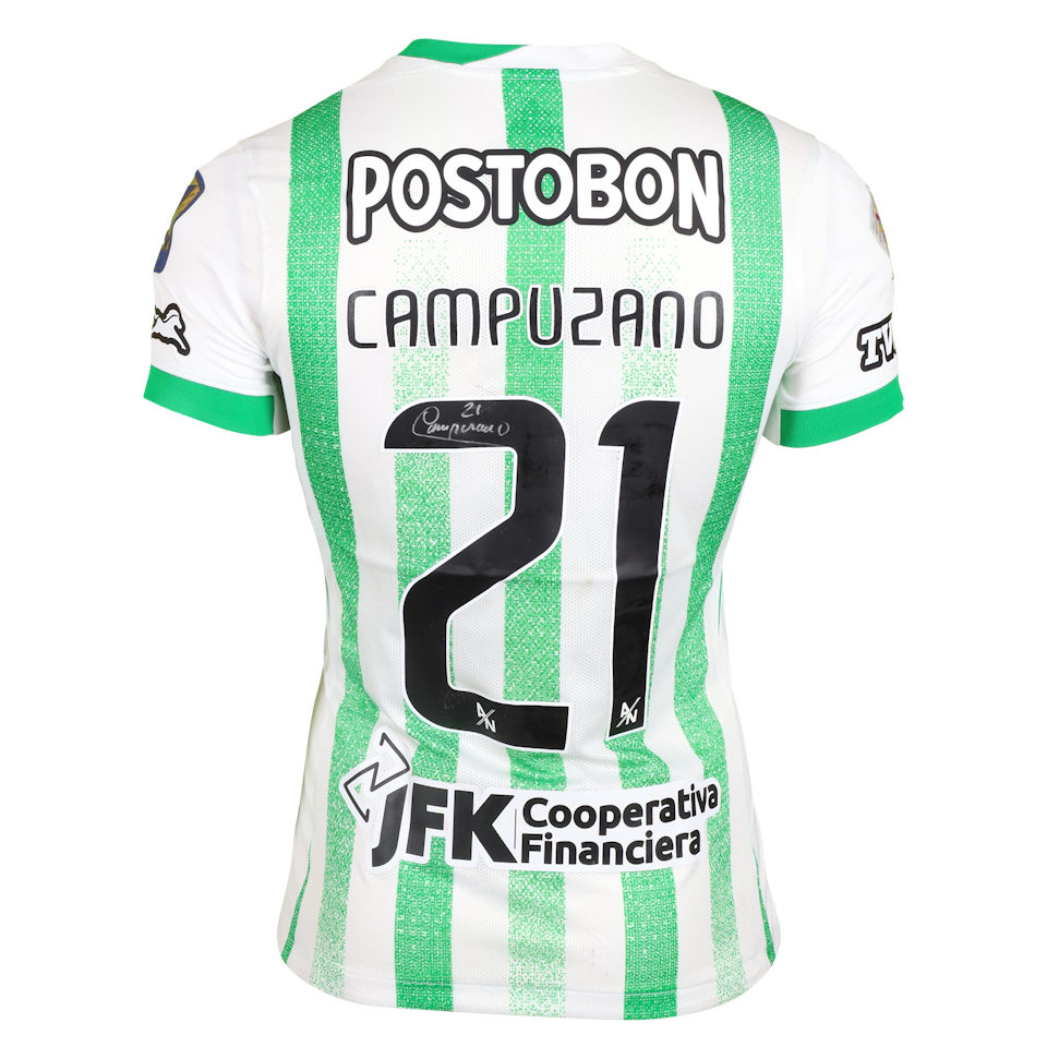 来自Atlético Nacional的Jorman David Campuzano Puentes球衣