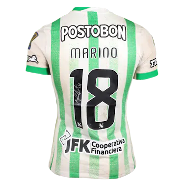 Marino Hinestroza Angulo Atlético Nacional jersey