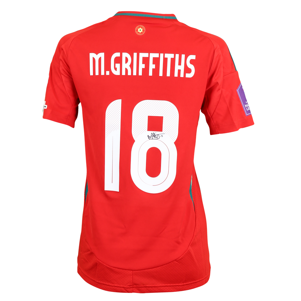 Mared Griffiths Wales W jersey