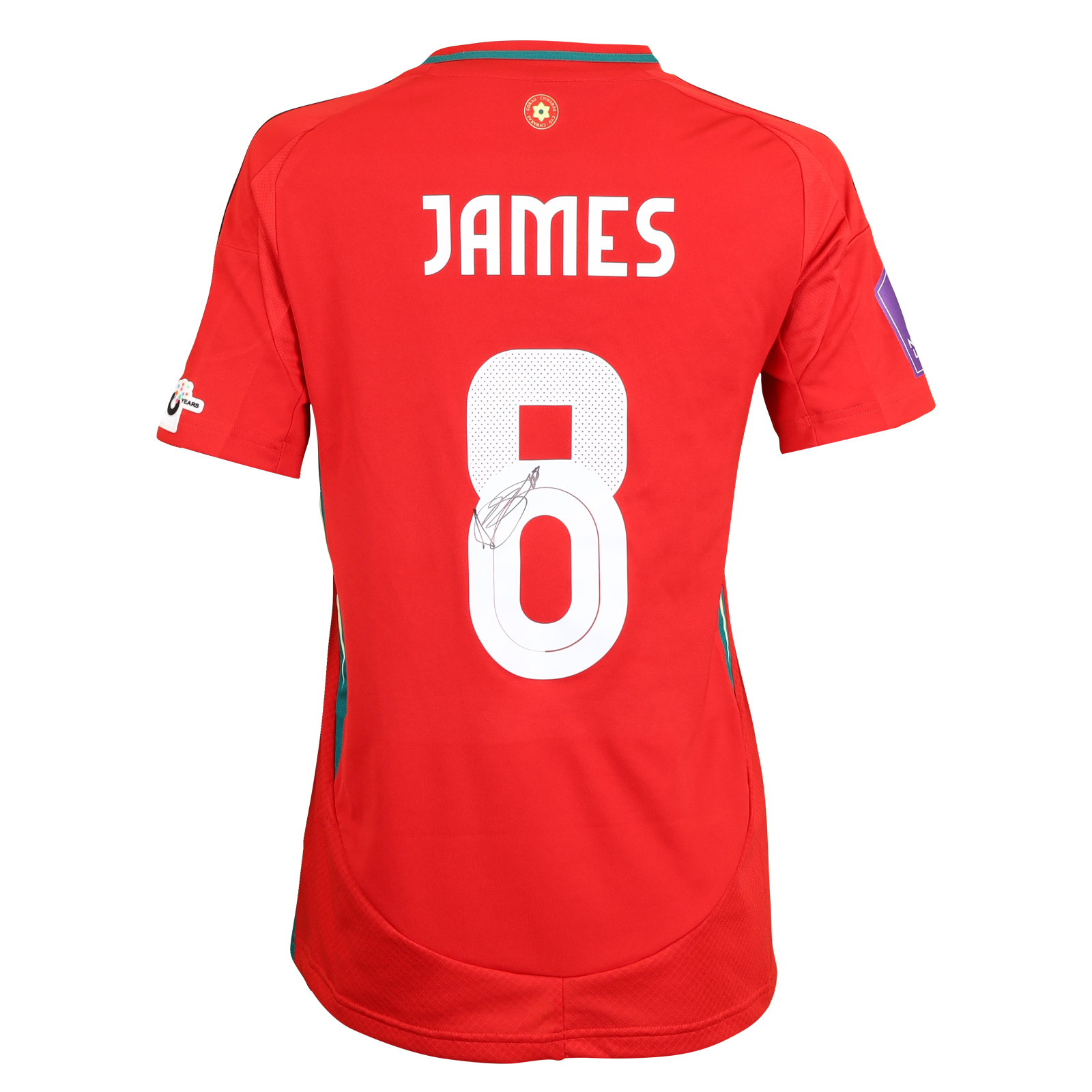 Angharad James-Turner Wales W shirt