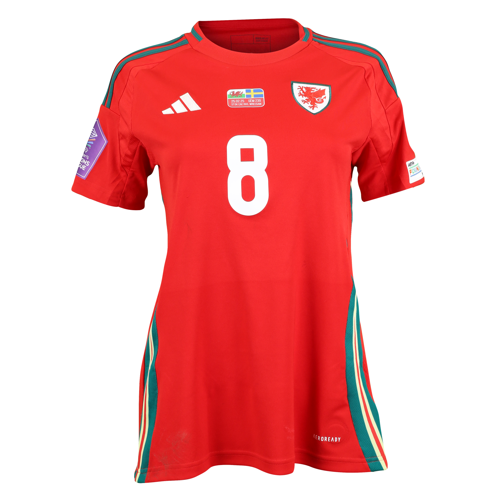 Angharad James-Turner Wales W shirt
