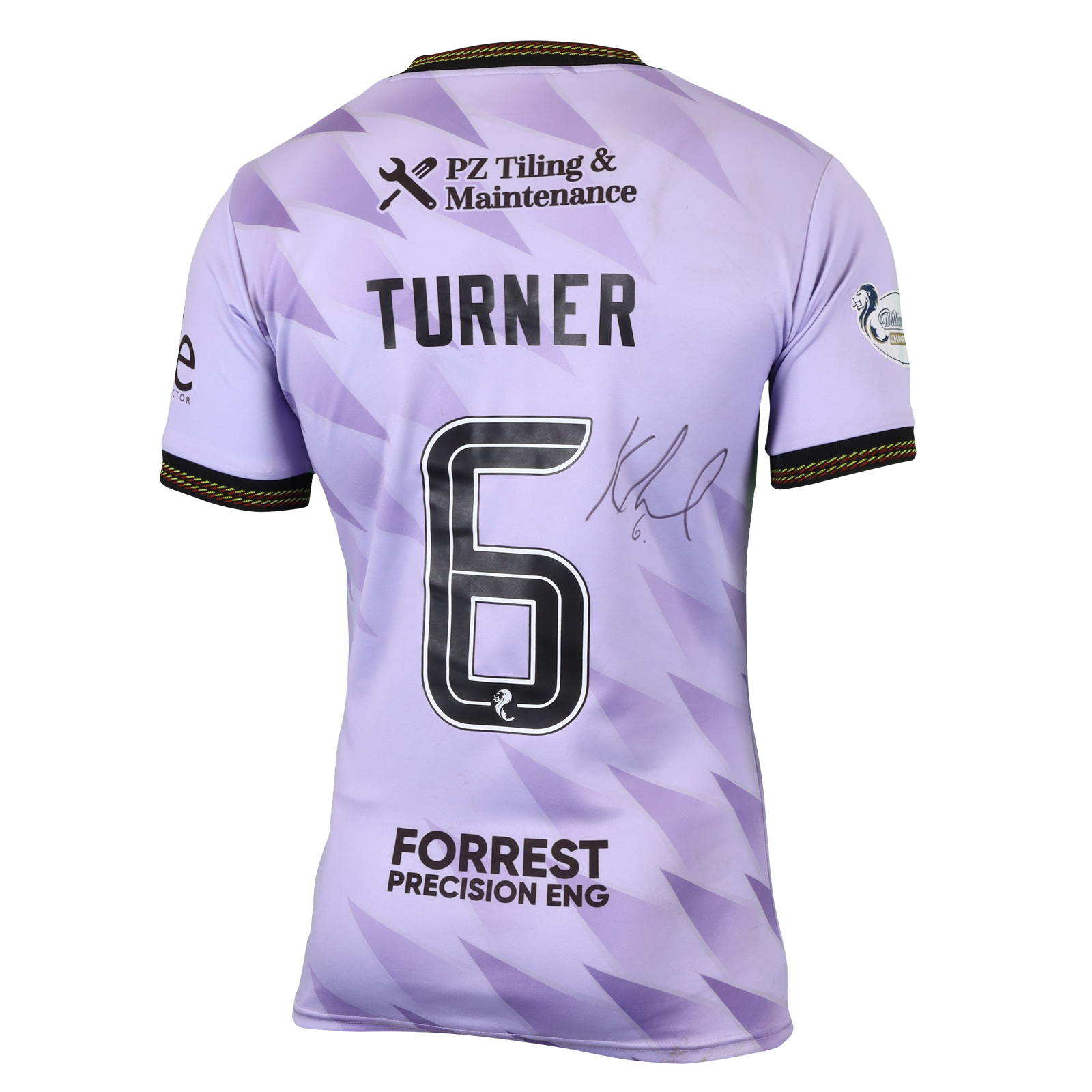 Kyle Turner Partick Thistle shirt