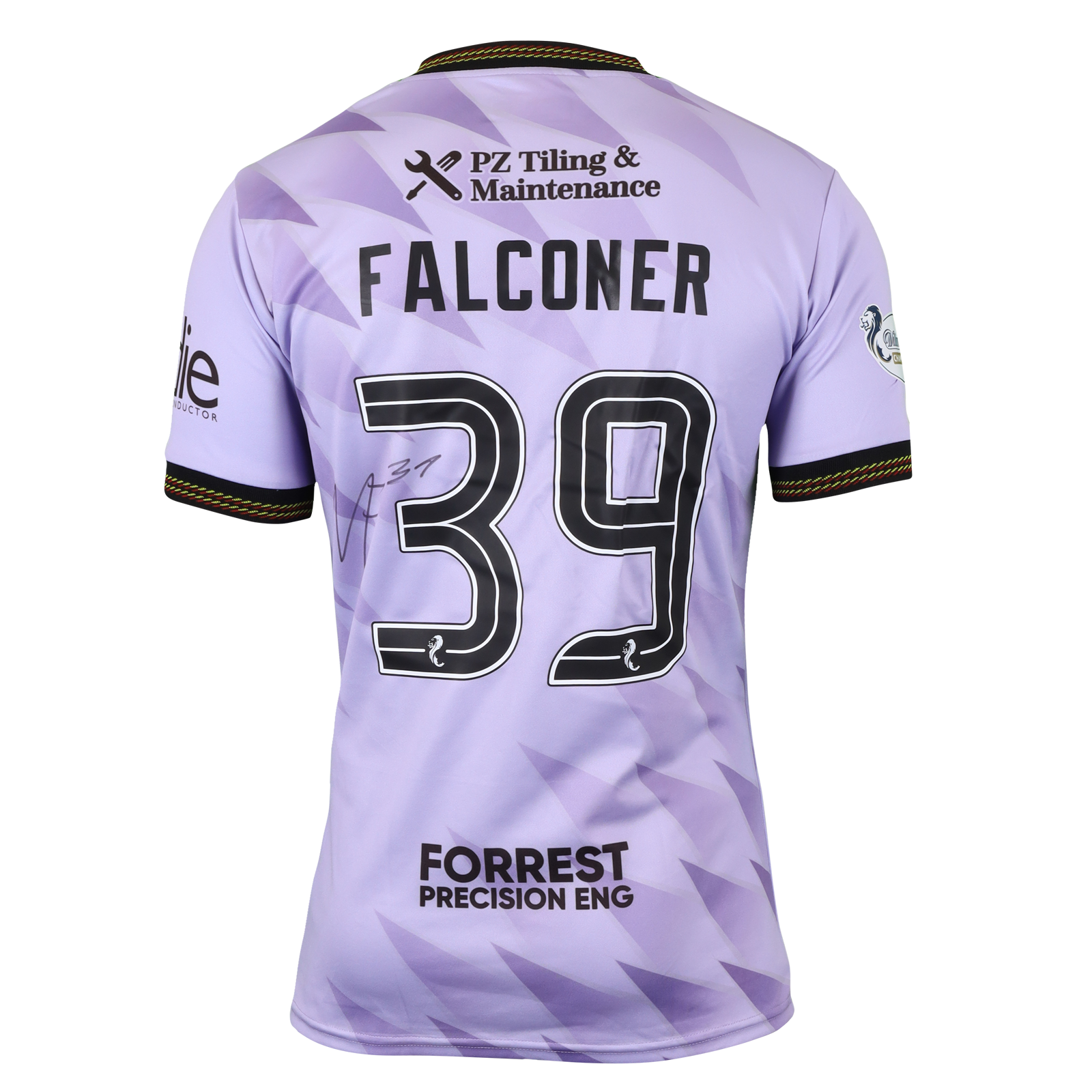 Matthew Falconer Partick Thistle shirt