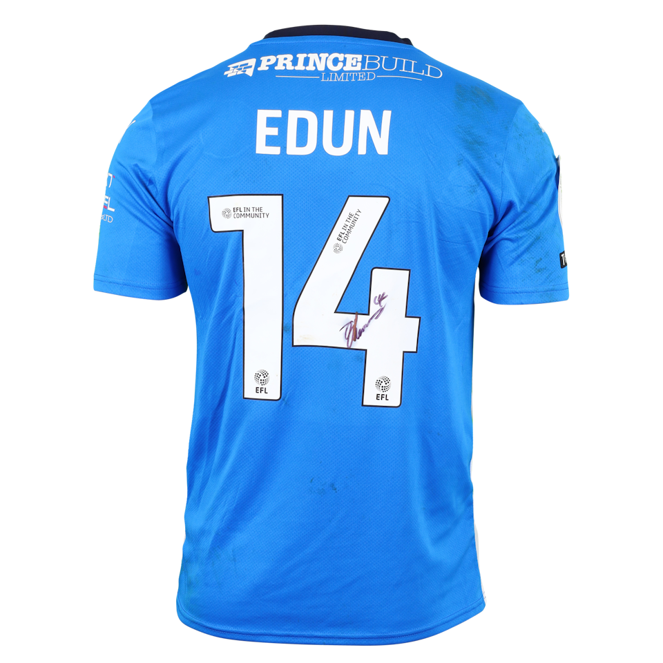Tayo Edun Peterborough United shirt