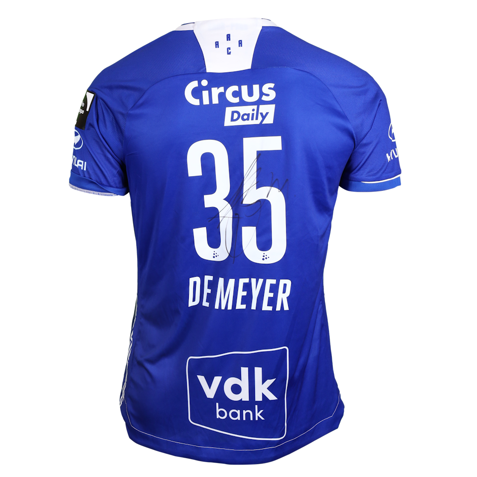 Gilles De Meyer KAA Gent jersey