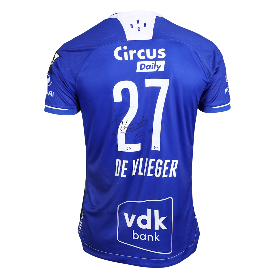 Tibe De Vlieger KAA Gent jersey