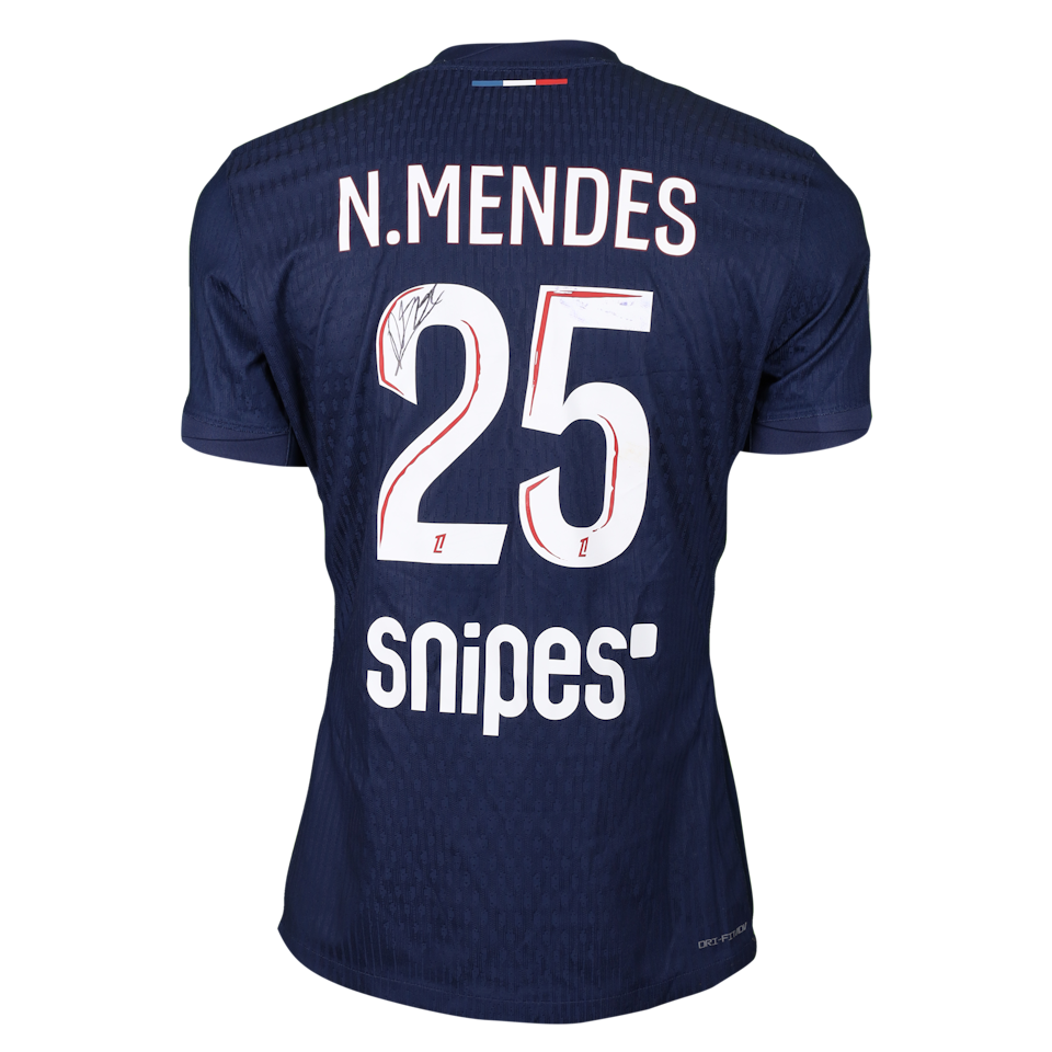 来自Paris Saint-Germain的Nuno Mendes球衣