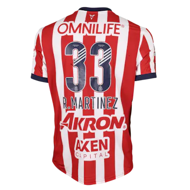 来自Chivas Guadalajara的Raúl Alejandro Martínez Ruiz球衣
