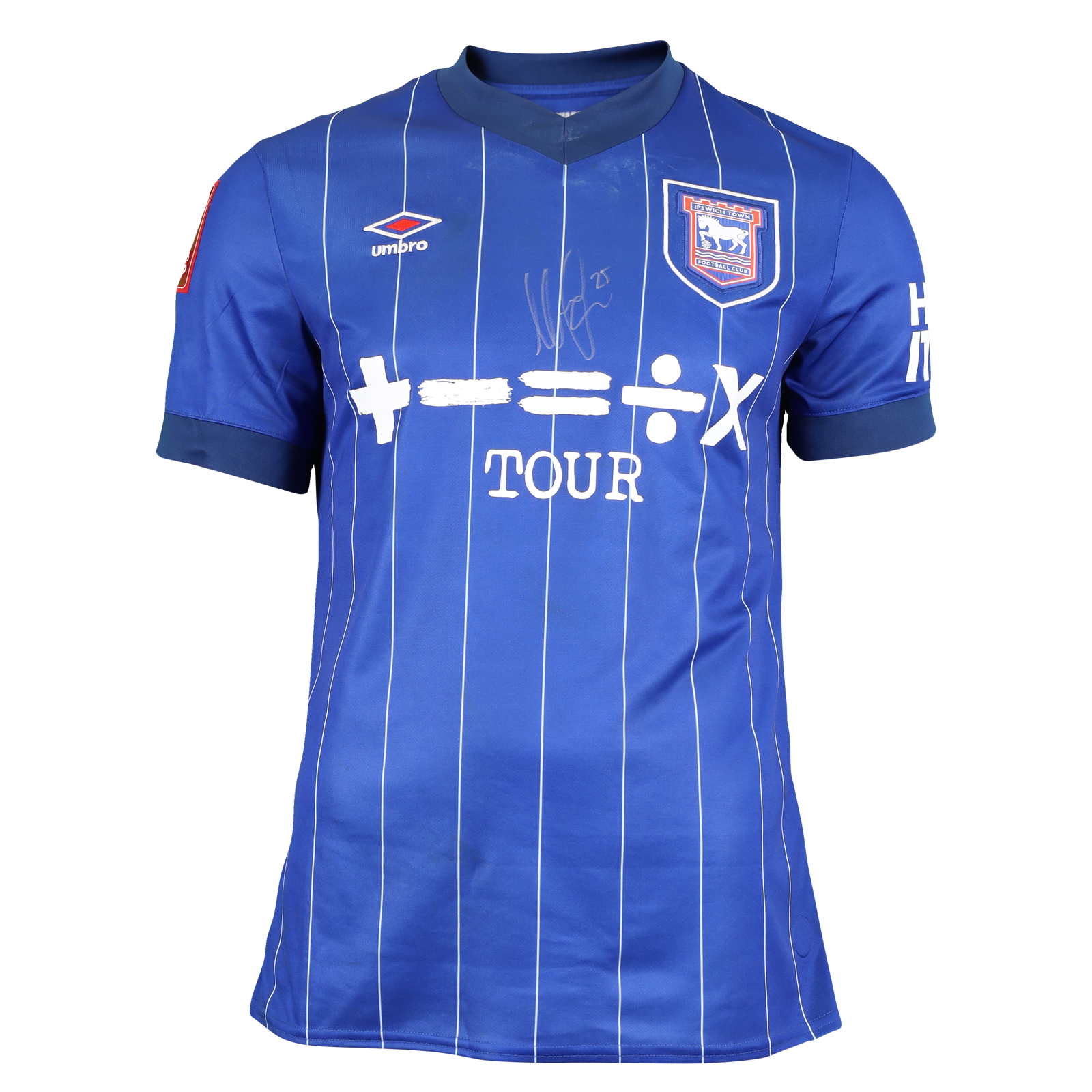 Massimo Luongo Ipswich Town shirt