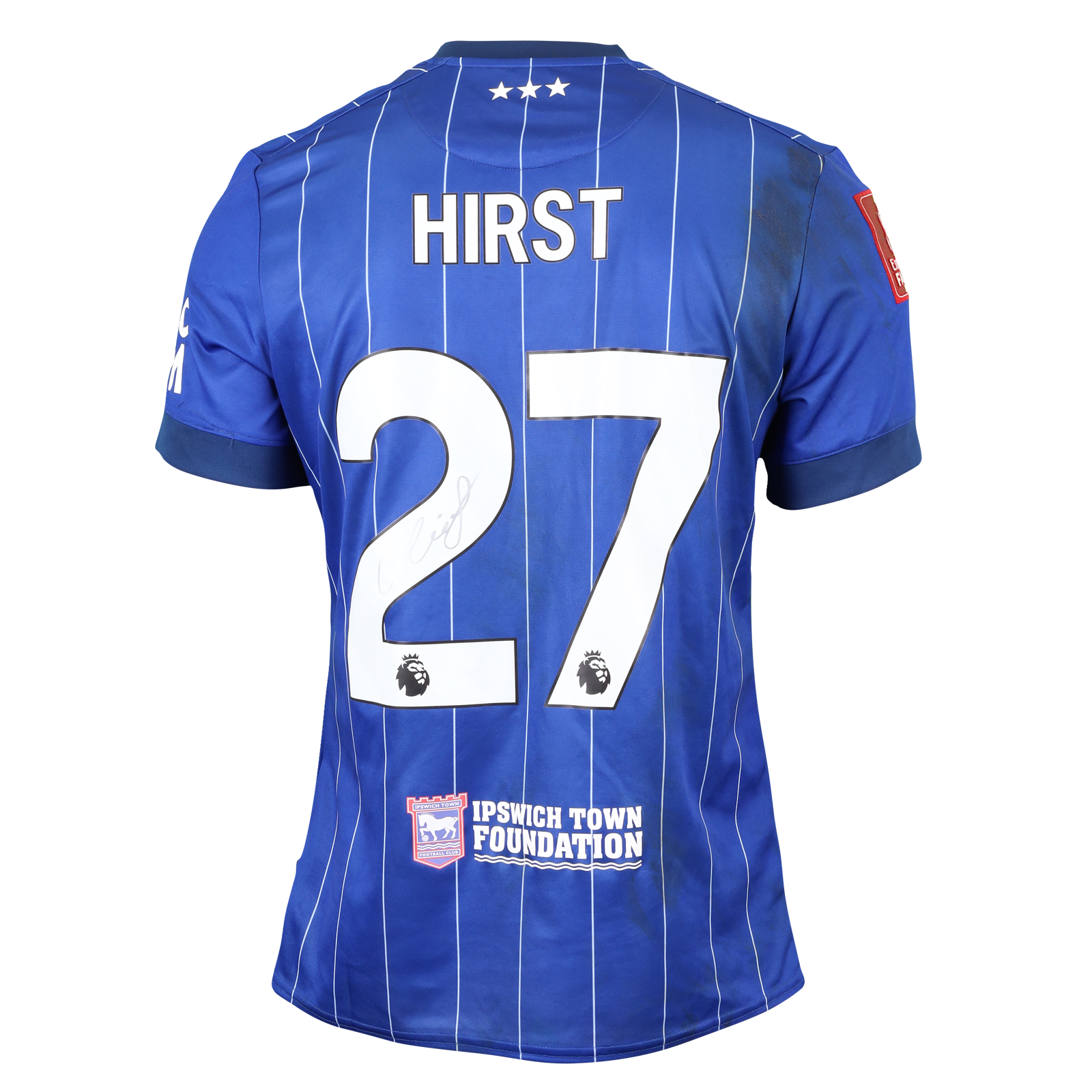 George Hirst Ipswich Town shirt