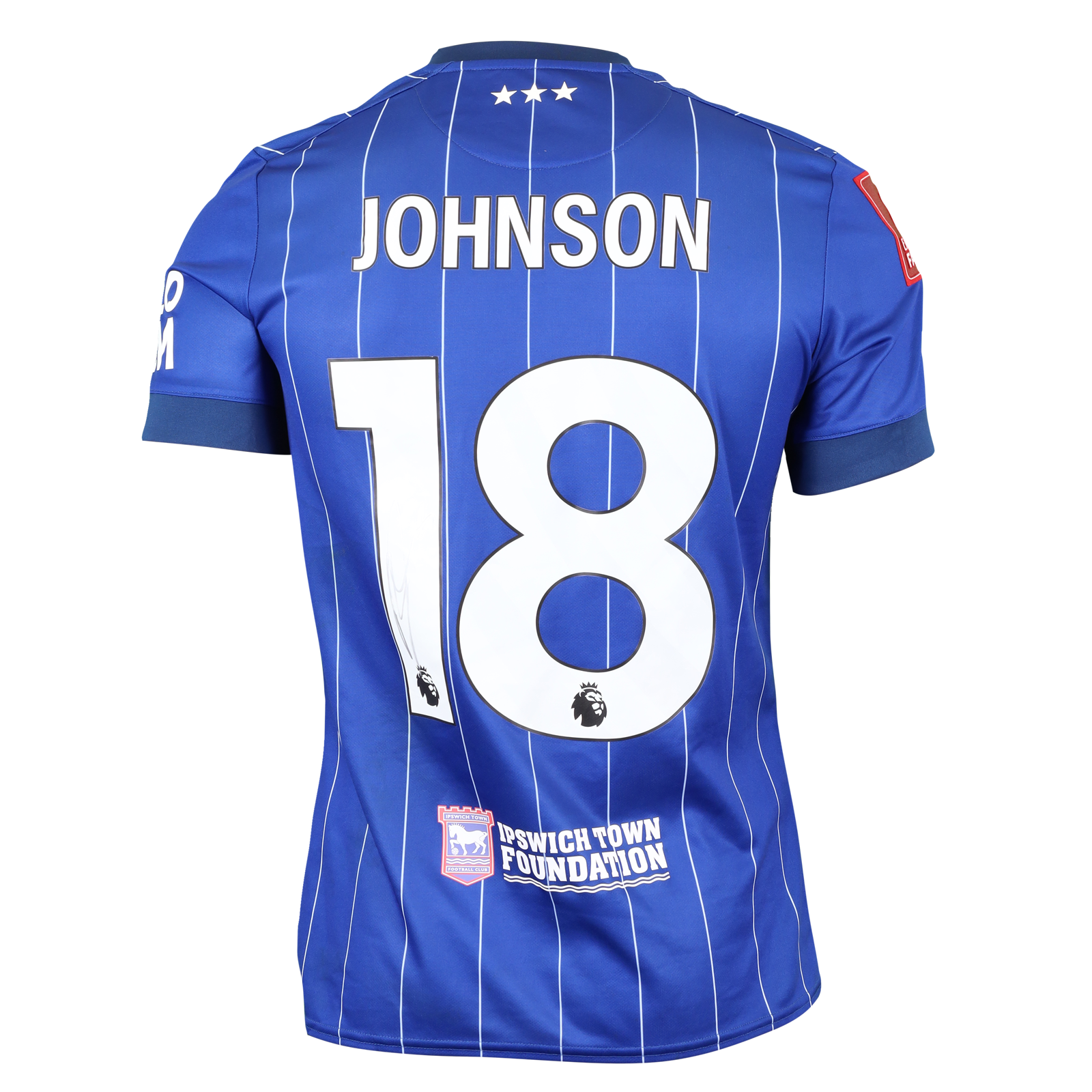 Benjamin Johnson Ipswich Town shirt
