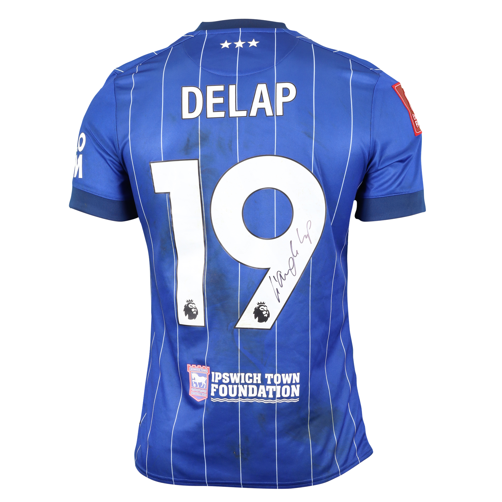 Liam Delap Ipswich Town shirt