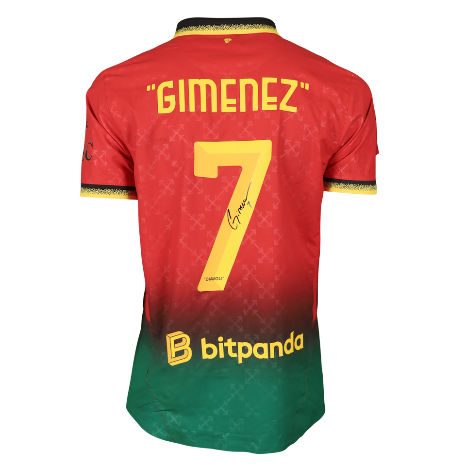 Santiago Giménez AC Milan jersey