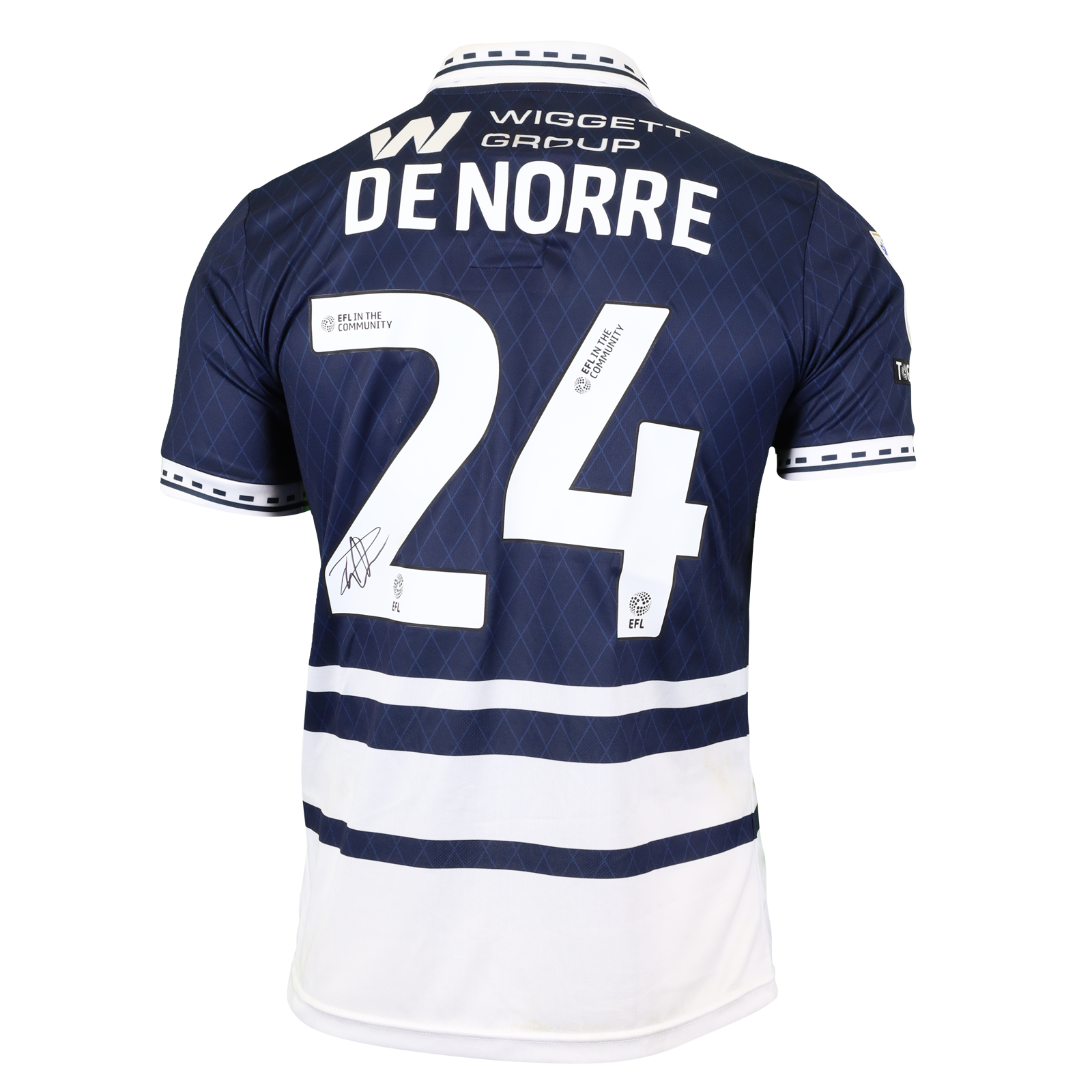 Casper De Norre Millwall shirt