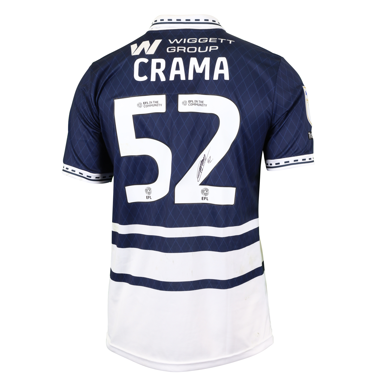 Tristan Crama Millwall shirt