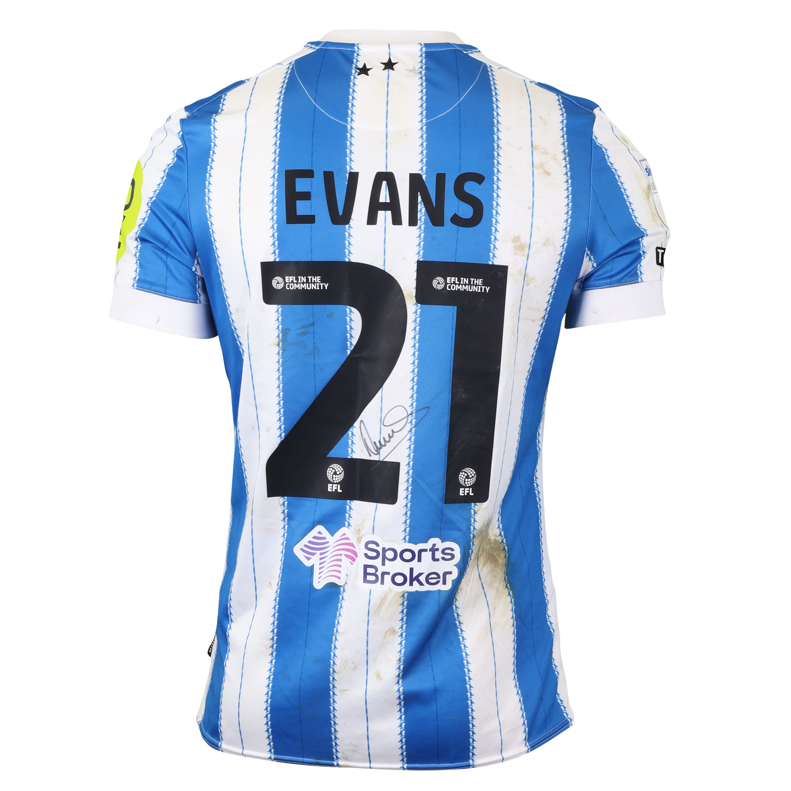 Anthony Evans Huddersfield Town shirt