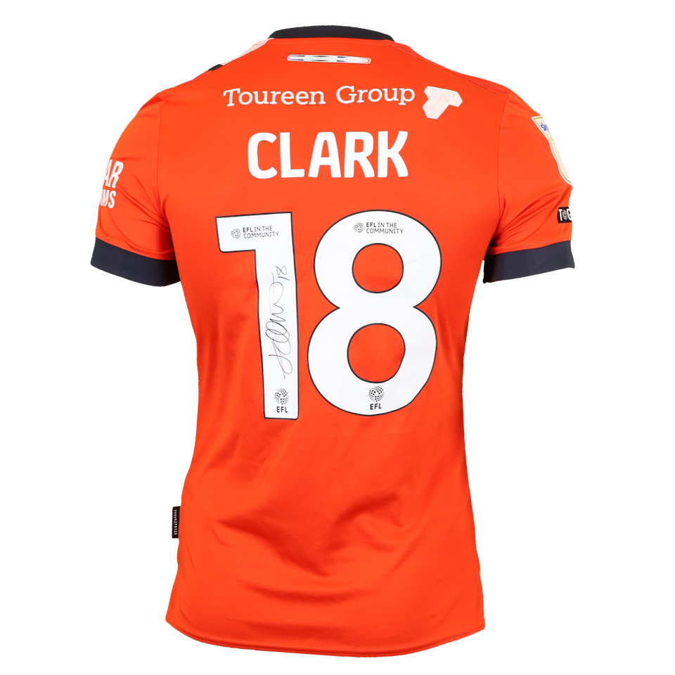 Jordan Clark Luton Town shirt