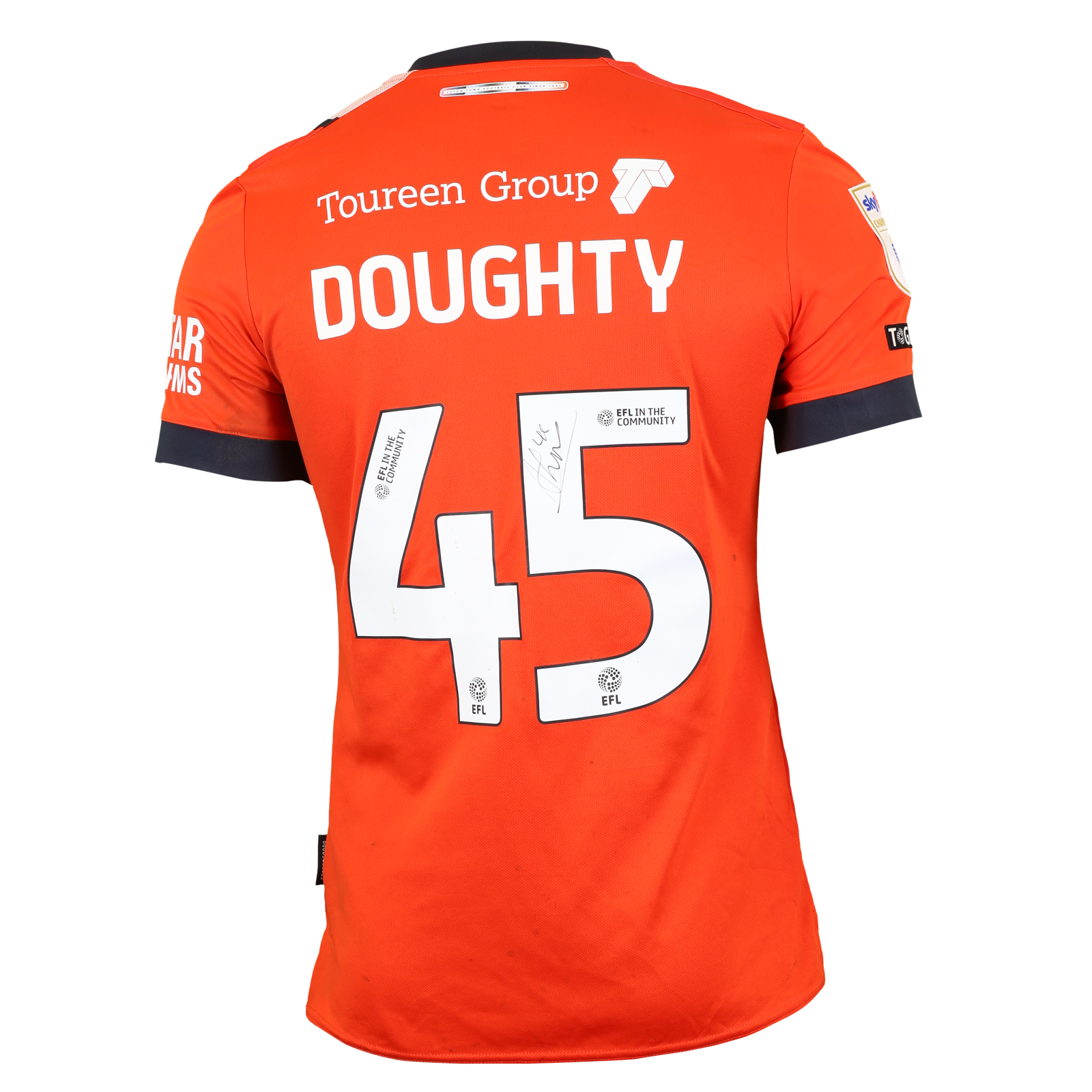 Alfie Doughty Luton Town shirt