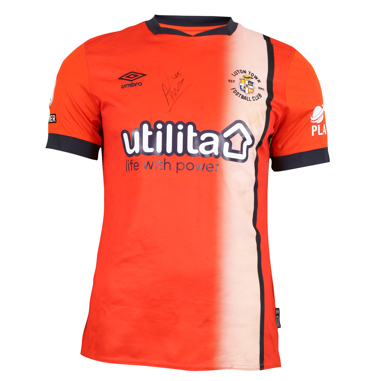 Alfie Doughty Luton Town shirt