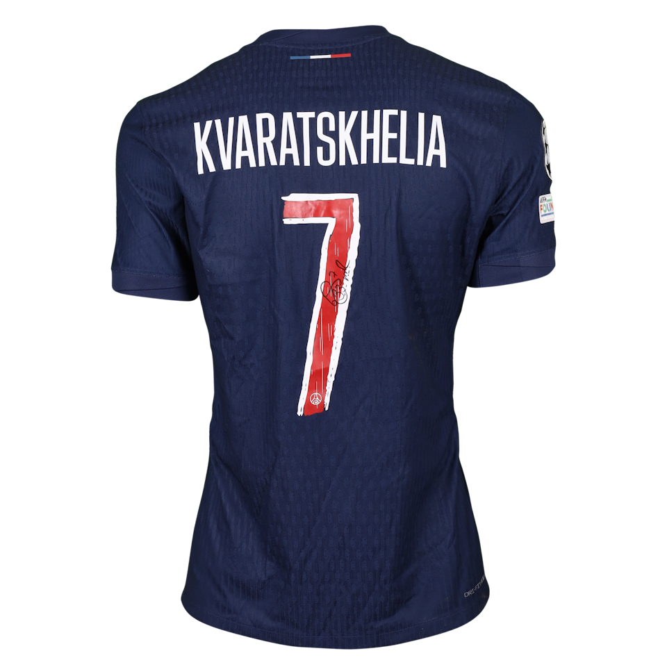Khvicha Kvaratskhelia Paris Saint-Germain camisa.
