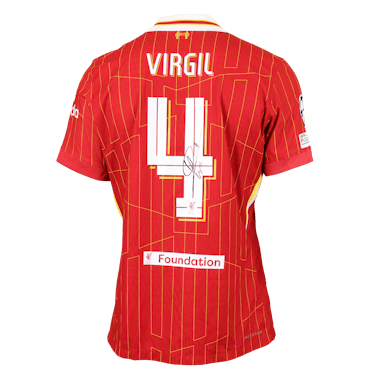 Virgil van Dijk Liverpool shirt