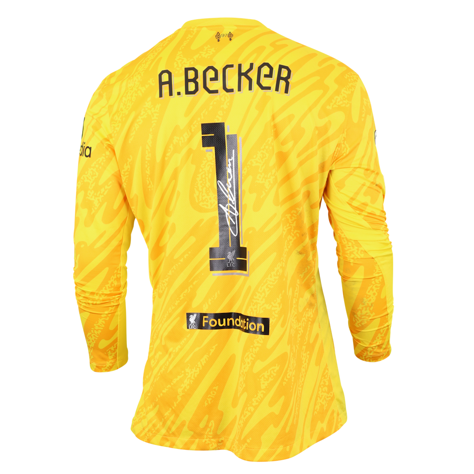 Alisson Becker Liverpool shirt