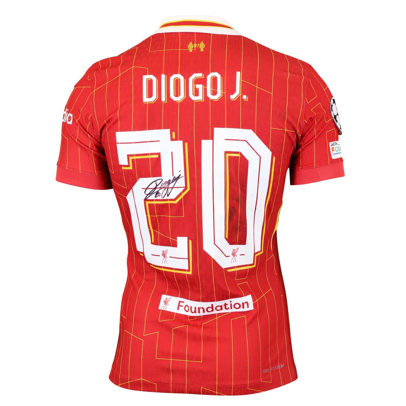 Liverpool FC Diogo Jota 20 DRI-FIT シャツ Diogo Jota forever our number 20 Liverpool FC signature