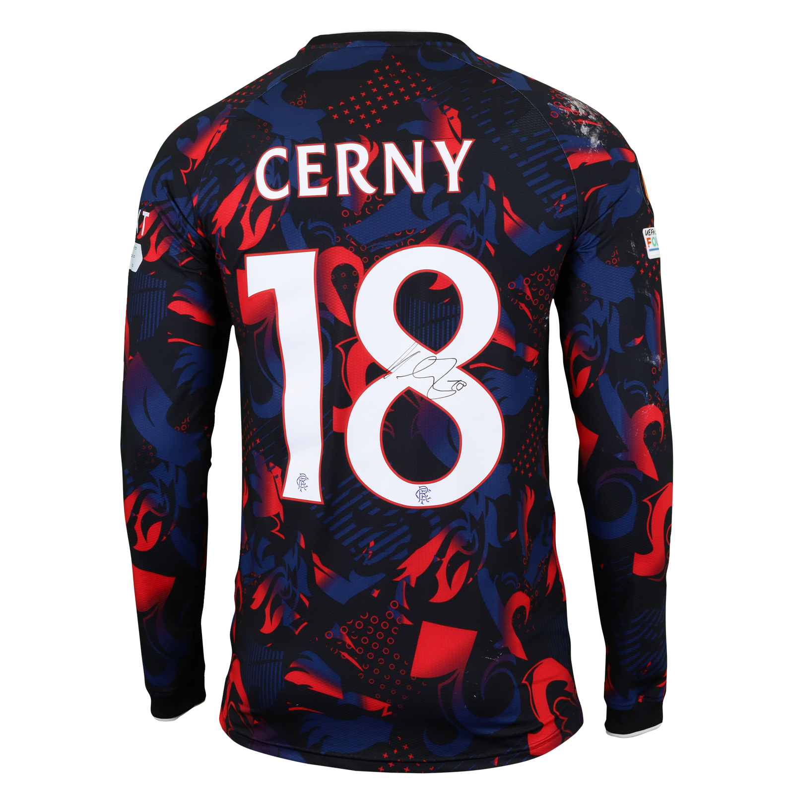 Václav Černý Rangers shirt