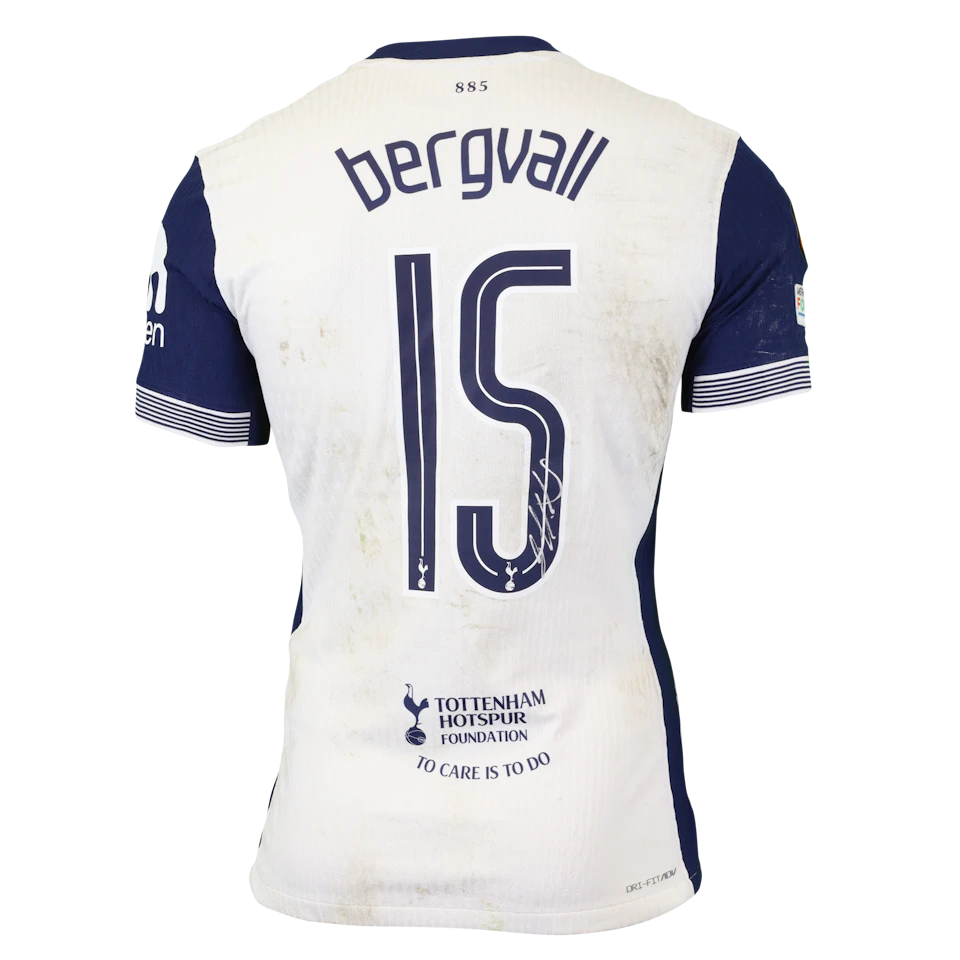 Shirt van Lucas Bergvall Tottenham Hotspur
