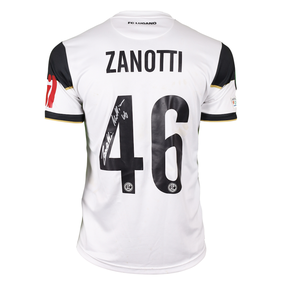 来自FC Lugano的Mattia Zanotti球衣