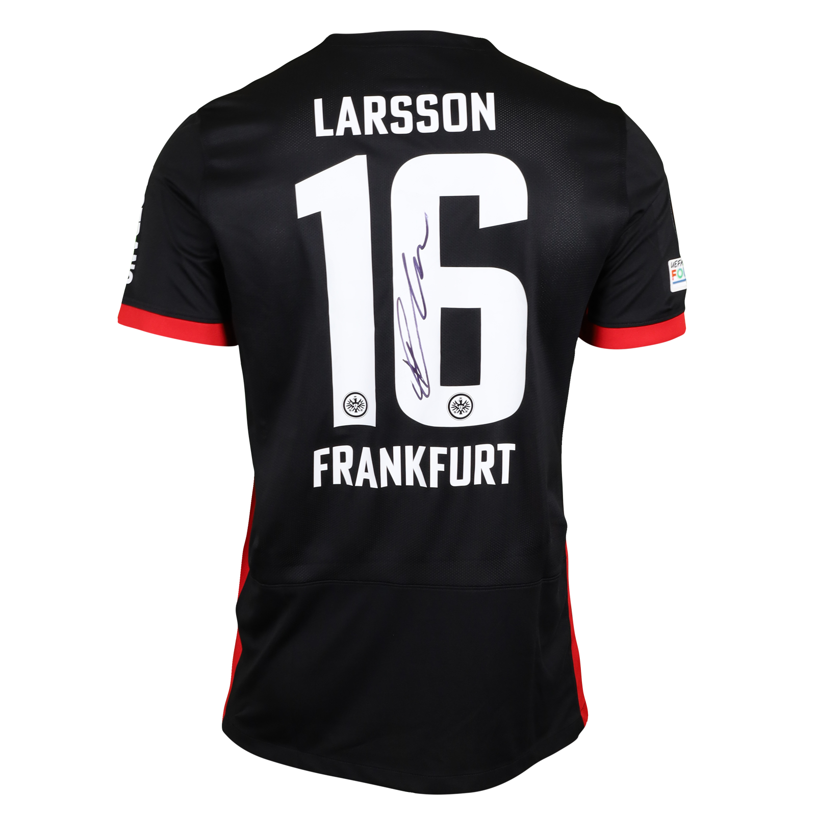 Hugo Larsson Eintracht Frankfurt shirt