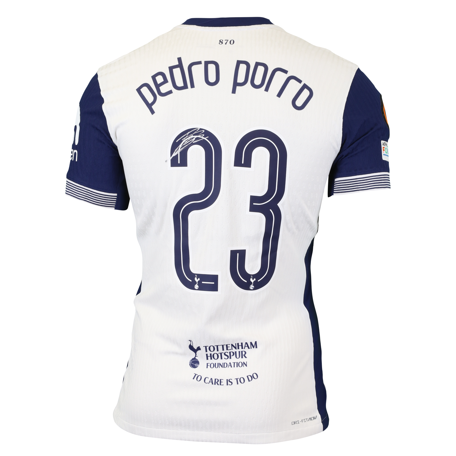 Pedro Porro Tottenham Hotspur shirt
