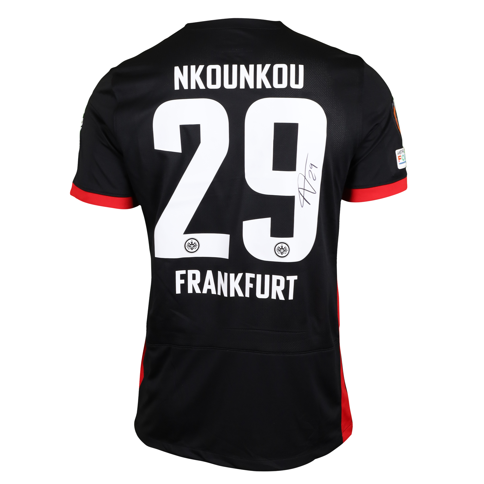 Niels Nkounkou Eintracht Frankfurt shirt