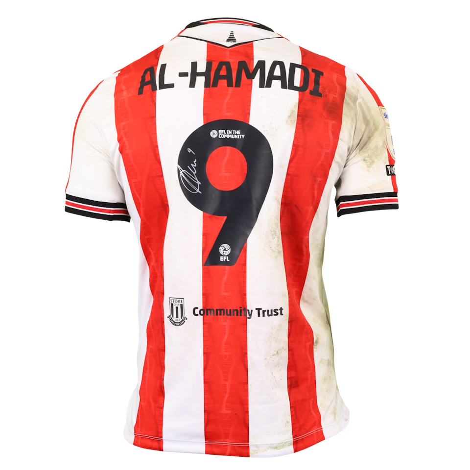 Ali Al-Hamadi Stoke City shirt