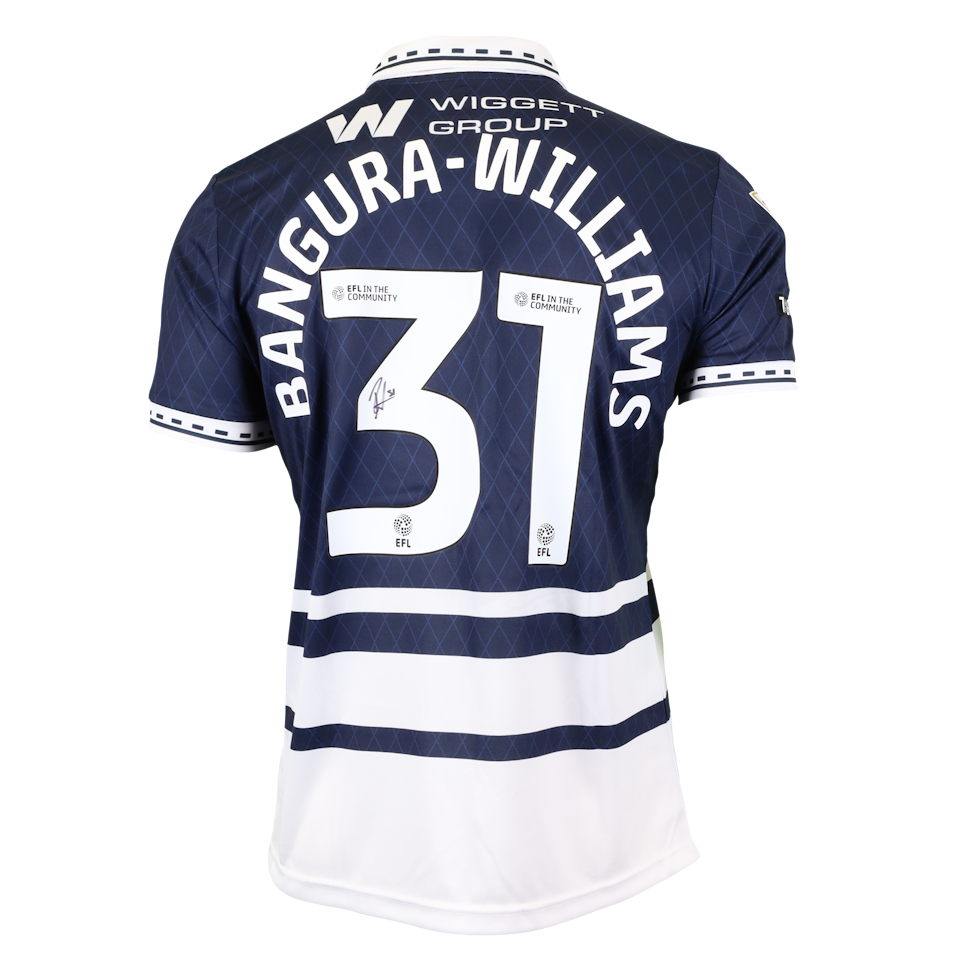 Raees Bangura-Williams Millwall shirt