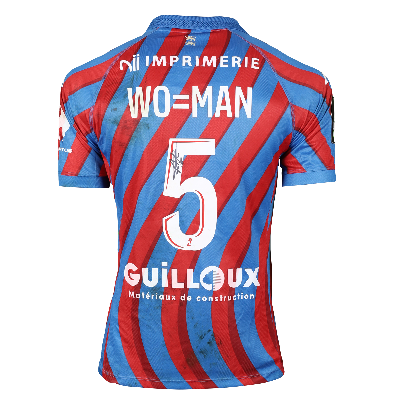 Alex Yowan Kevin Moucketou Moussounda Stade Malherbe Caen shirt