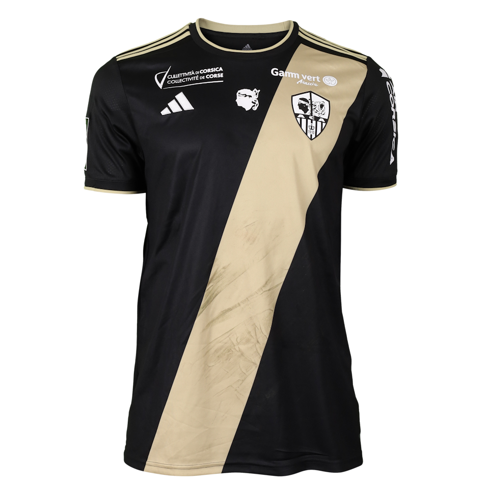 Jesah Mabepa Ayessa Ondze AC Ajaccio shirt