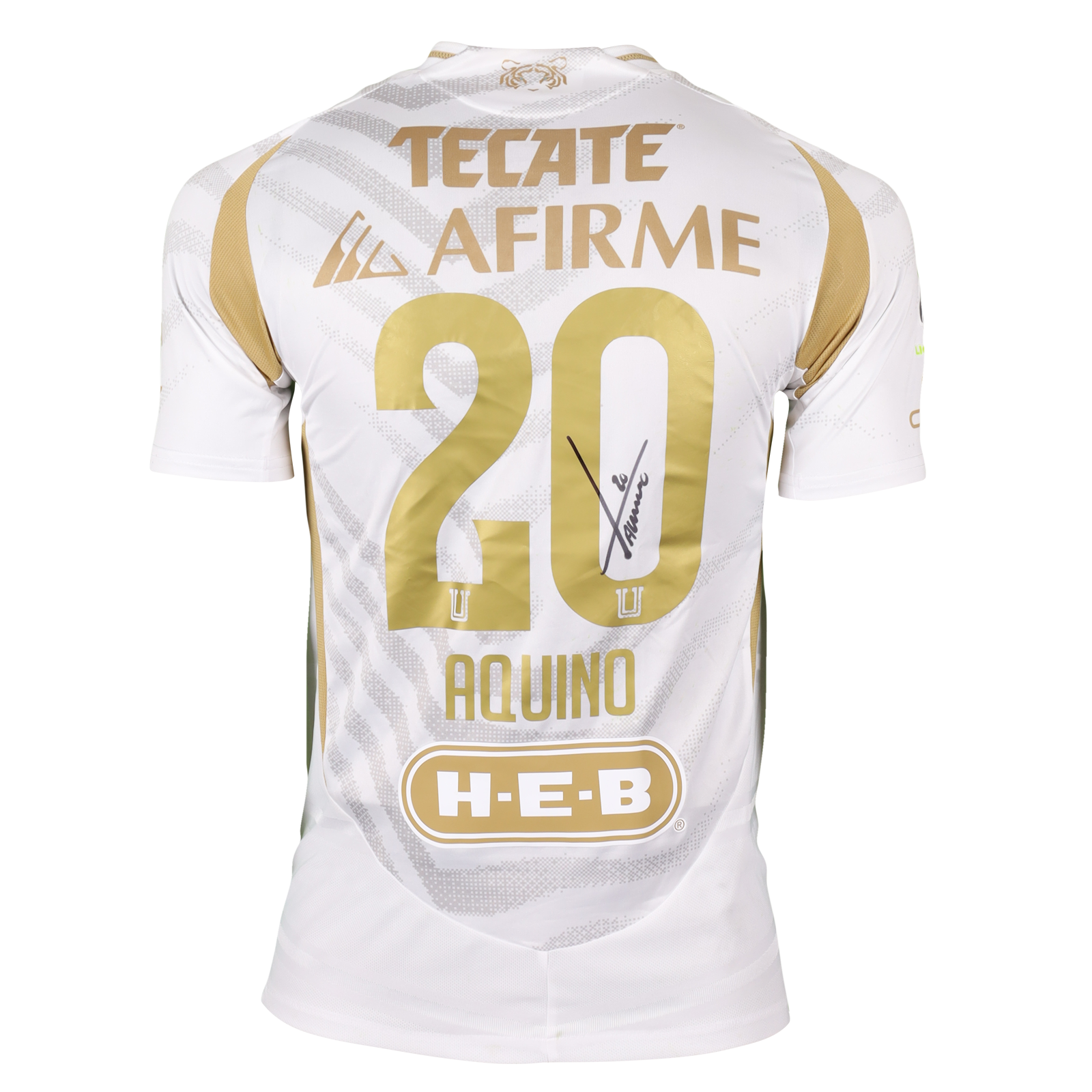 Javier Ignacio Aquino Carmona Tigres UANL shirt