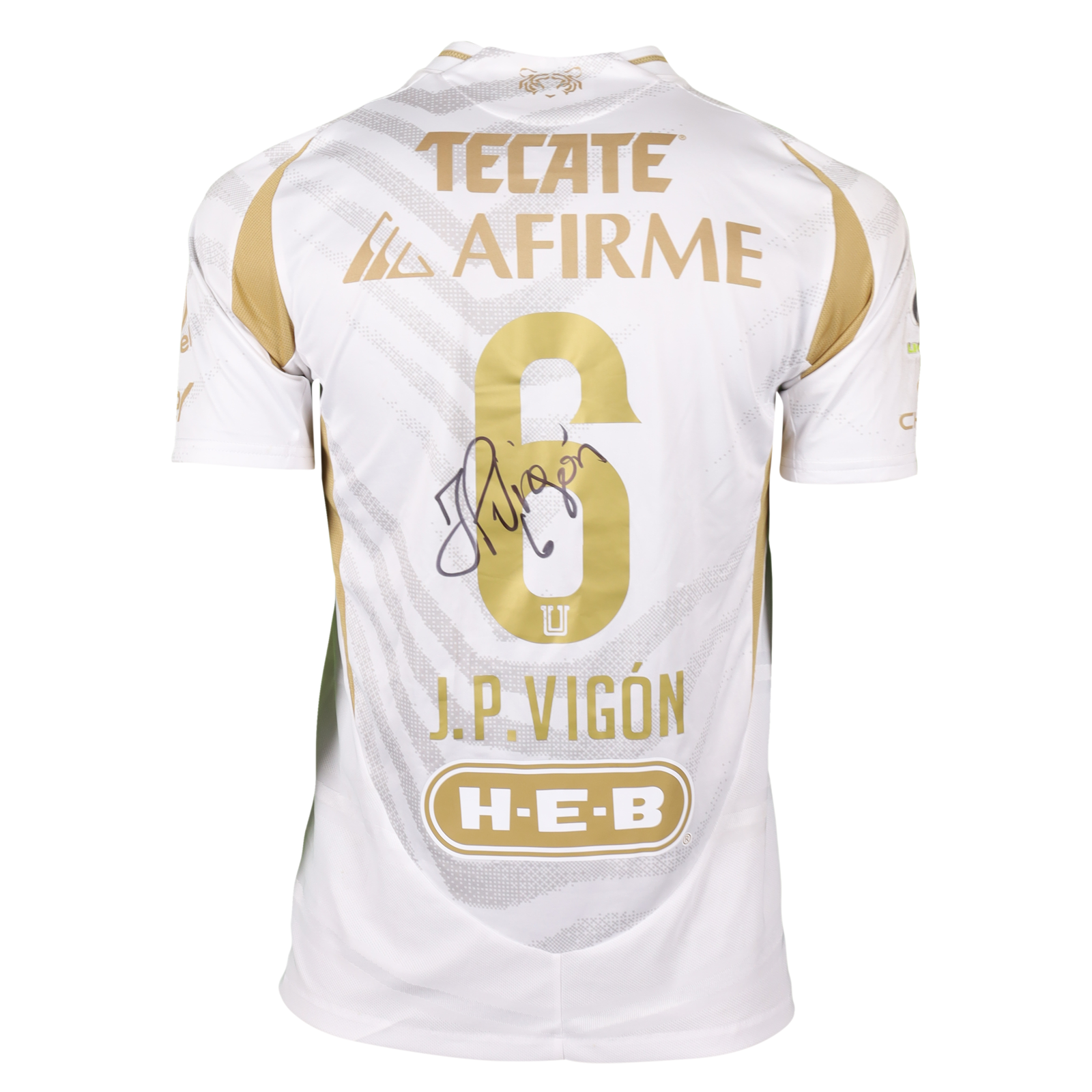 Juan Pablo Vigón Cham Tigres UANL shirt