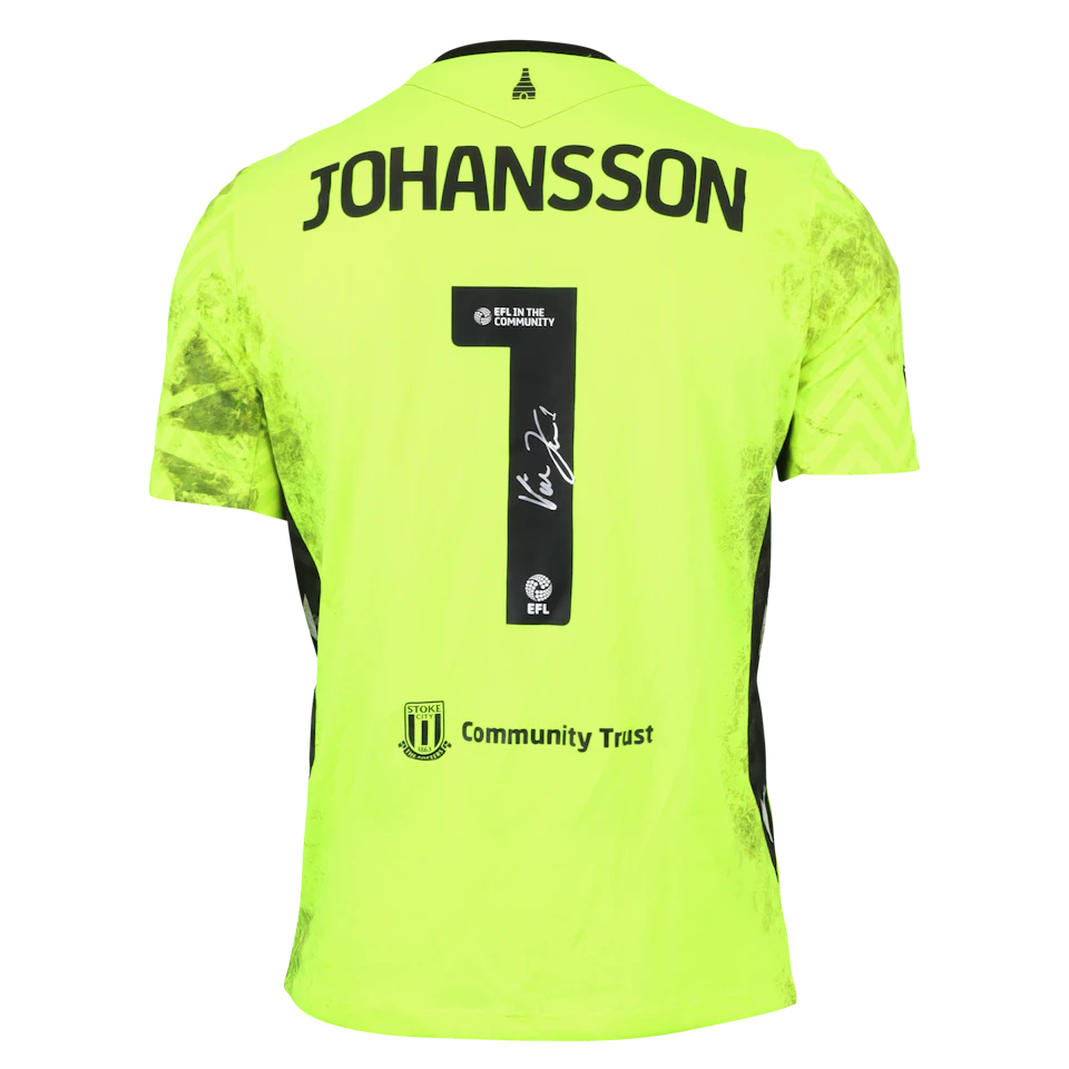 Viktor Johansson Stoke City jersey