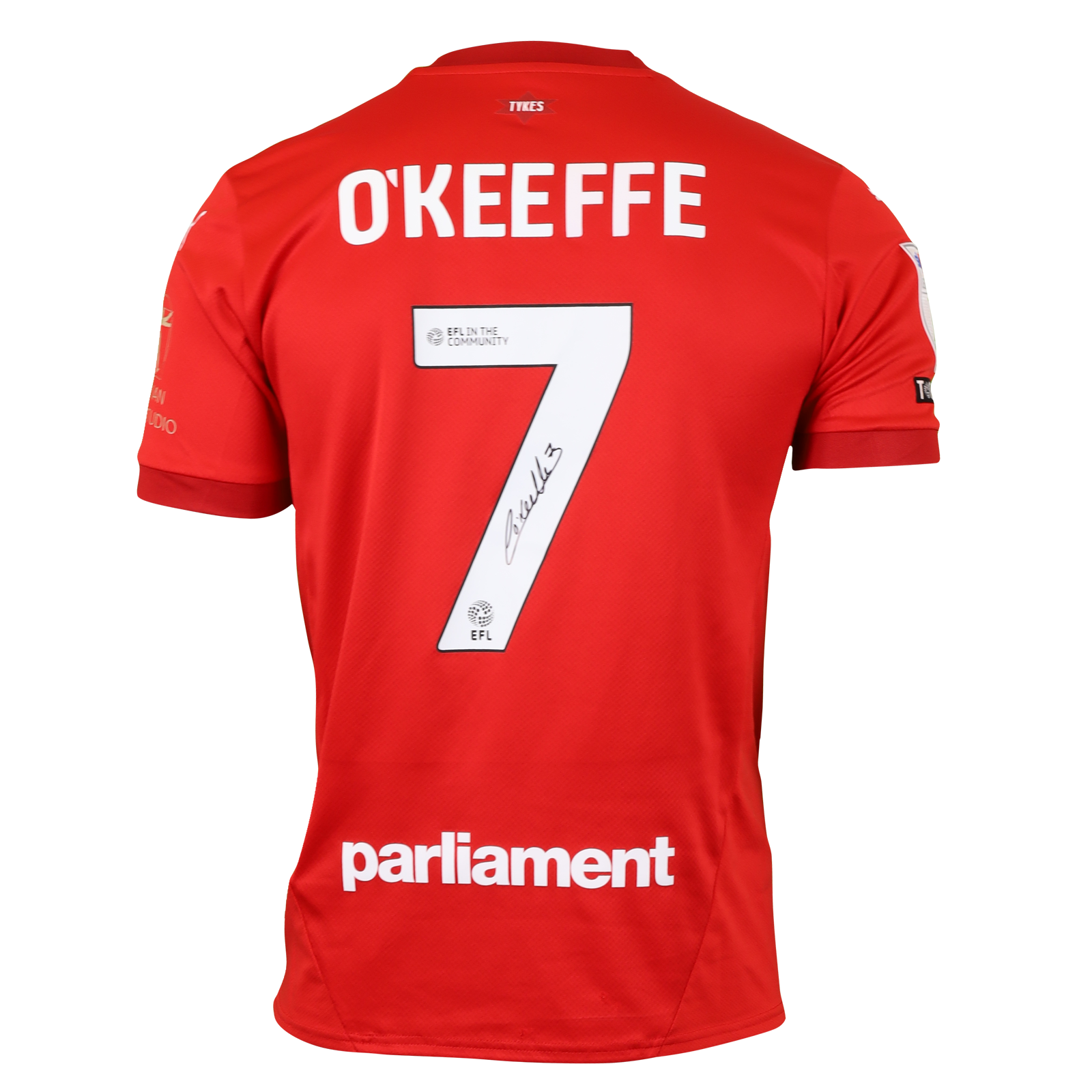 Corey O'Keeffe Barnsley shirt