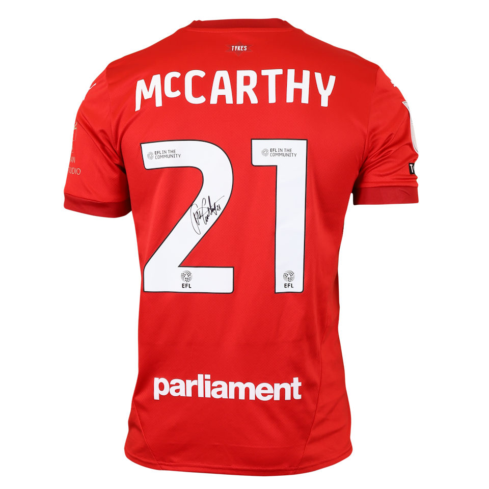 Conor McCarthy Barnsley shirt